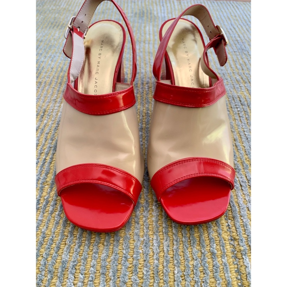 Marc by Marc Jacobs Leather Slingback Shoes